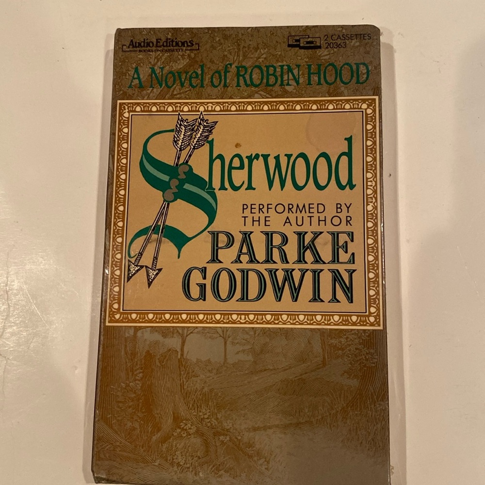 NIP “Sherwood, a Novel of Robin Hood,” Audio Cassettes